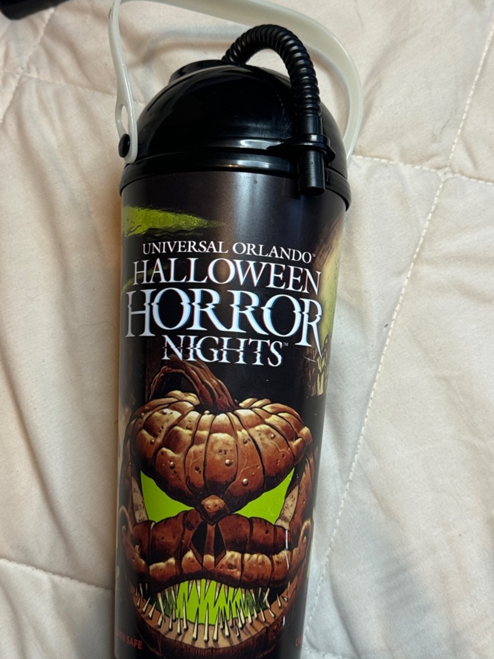 Universal Orlando Halloween Horror Nights Black & Green Collectible Tumbler